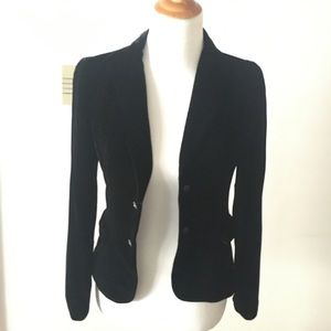 Tahari Velvet black blazer.  Size XS